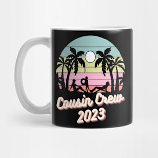 Cousin Crew 2023 Summer Vacation Beach Family Trip Mug